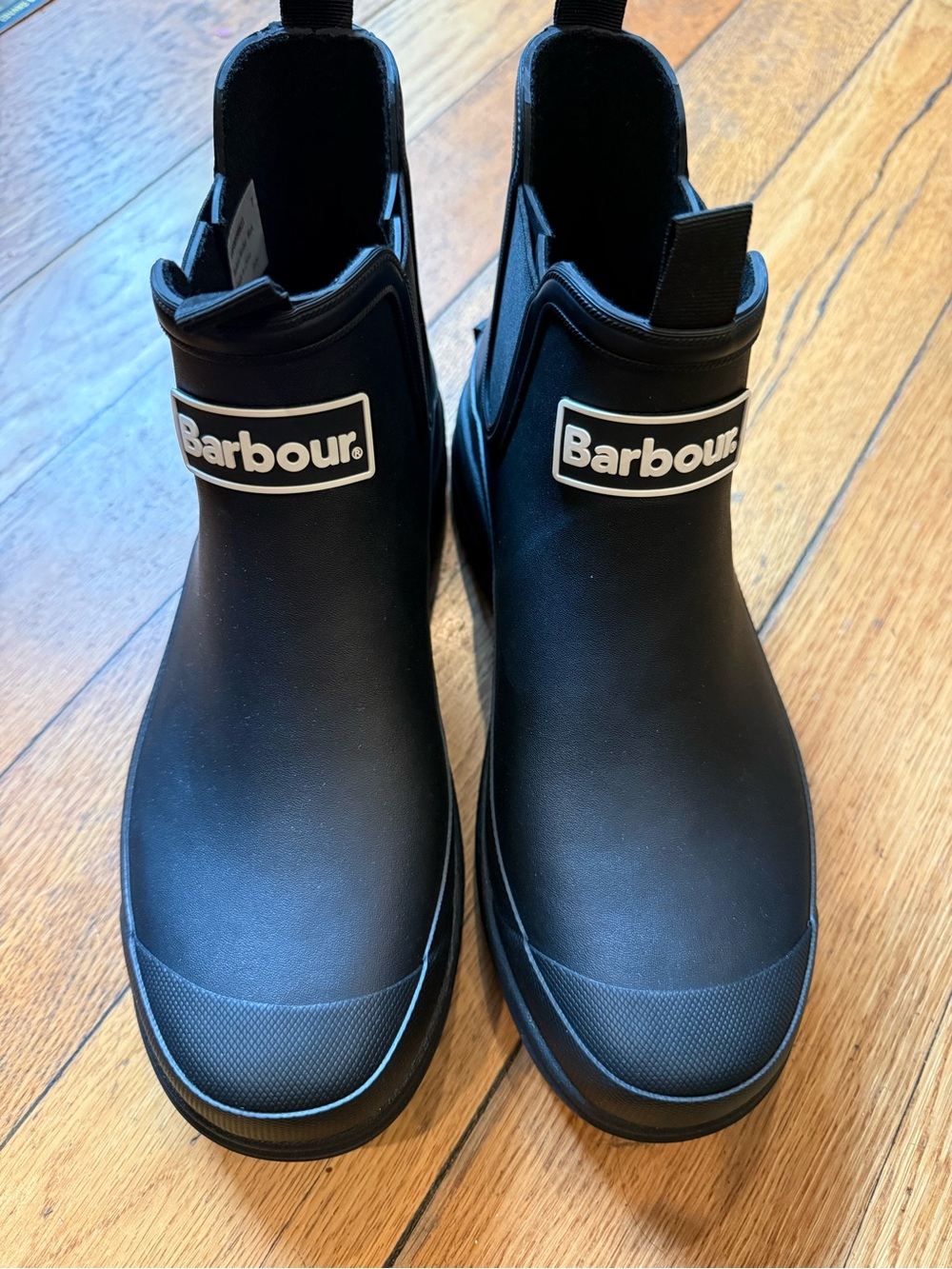 Barbour Black Nimbus Wellington Rain Boots New